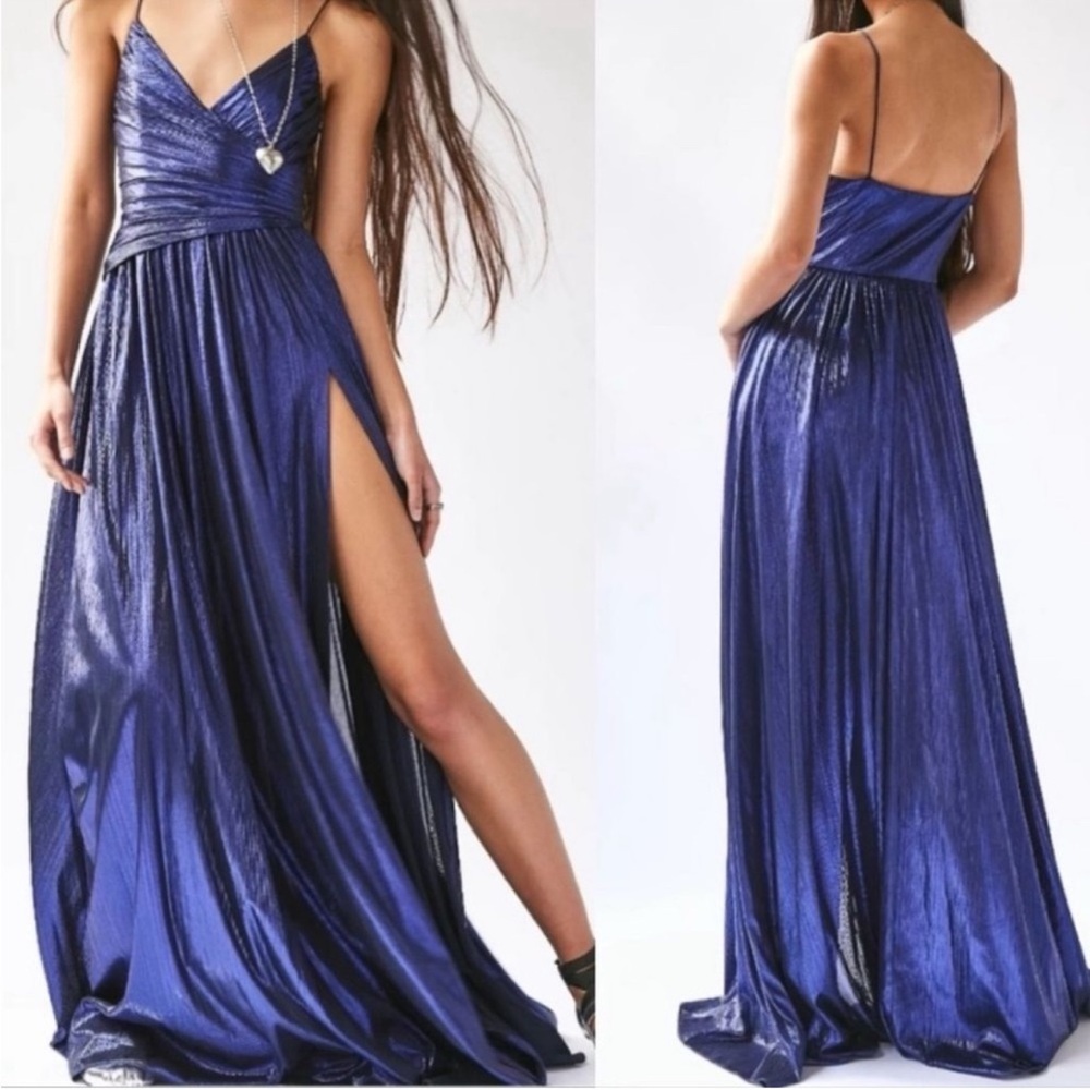 Retrofete Metallic Maxi Dress - Picture 2 of 12